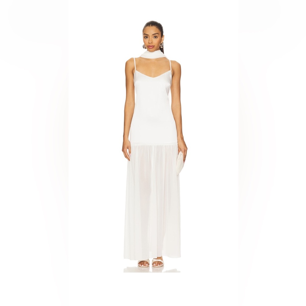NWT Show Me Your MuMu White Dalia Maxi Dress